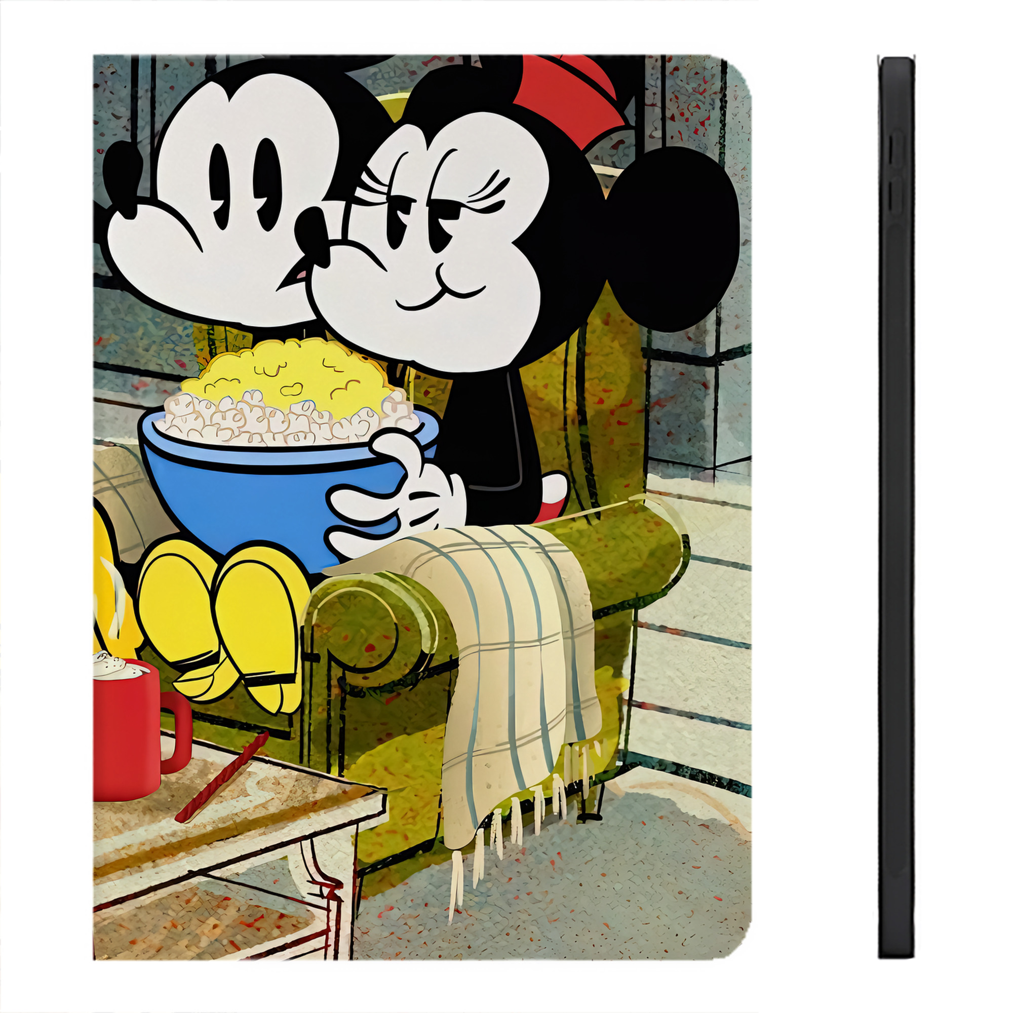 （画像用） ミッキーマウス Mickey Mouse IPadケース ペンホルダー付き ブックスタイルデザイン